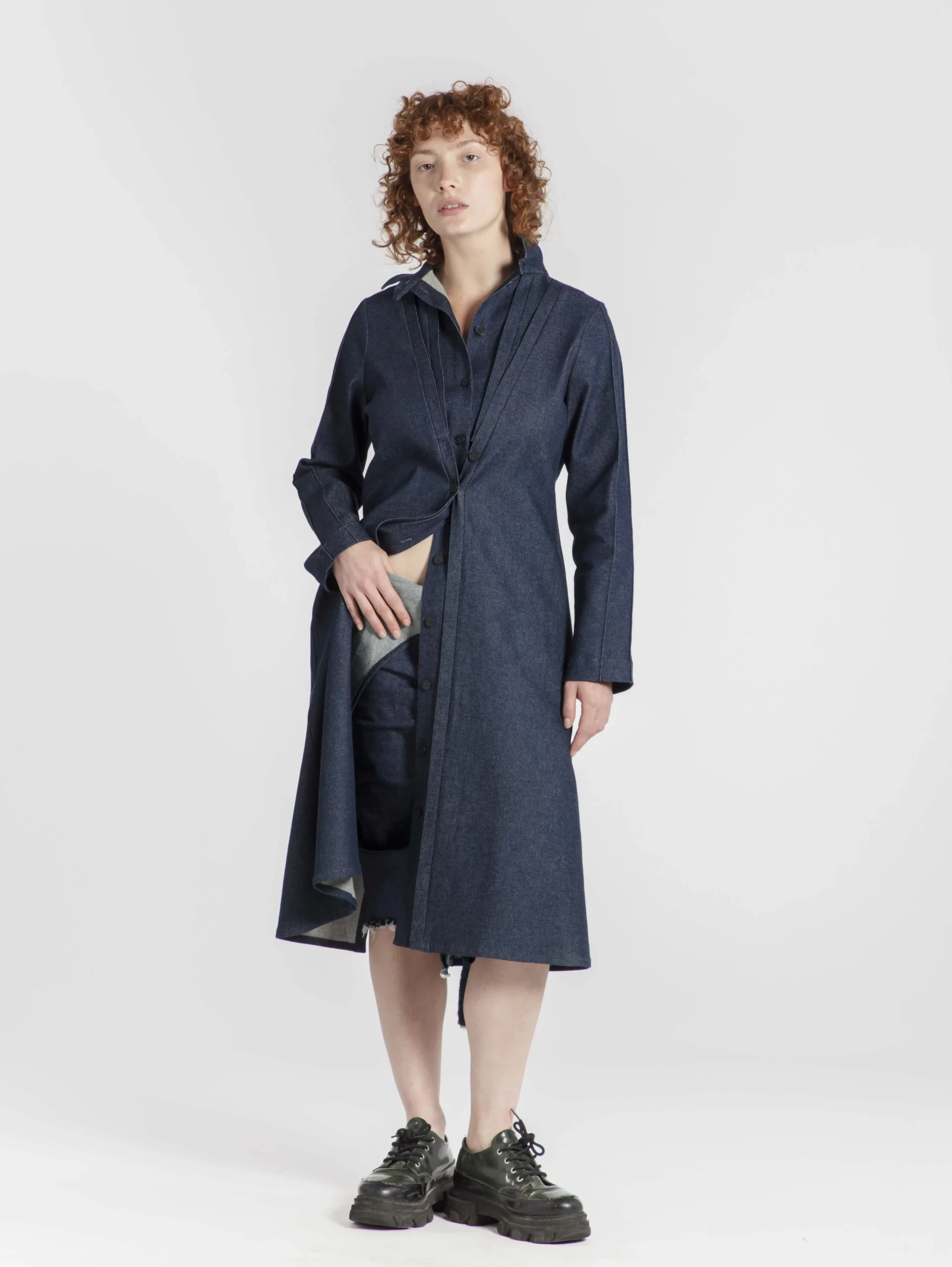 manteau-trench-femme-mononoke-createur-japonais-jean-coton-stretch-face