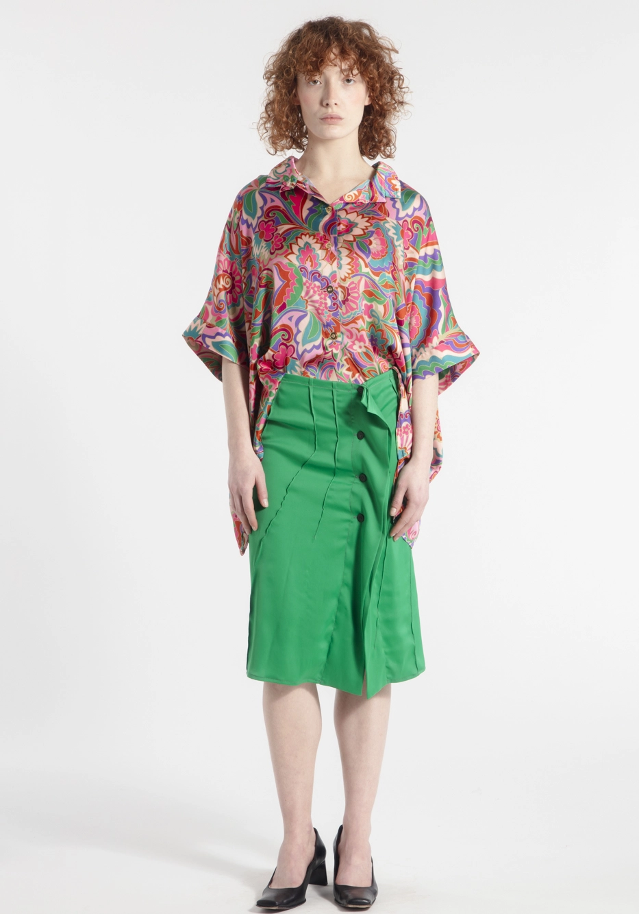 jupe-droite-natsu-fluide-verte-createur-japonais-face