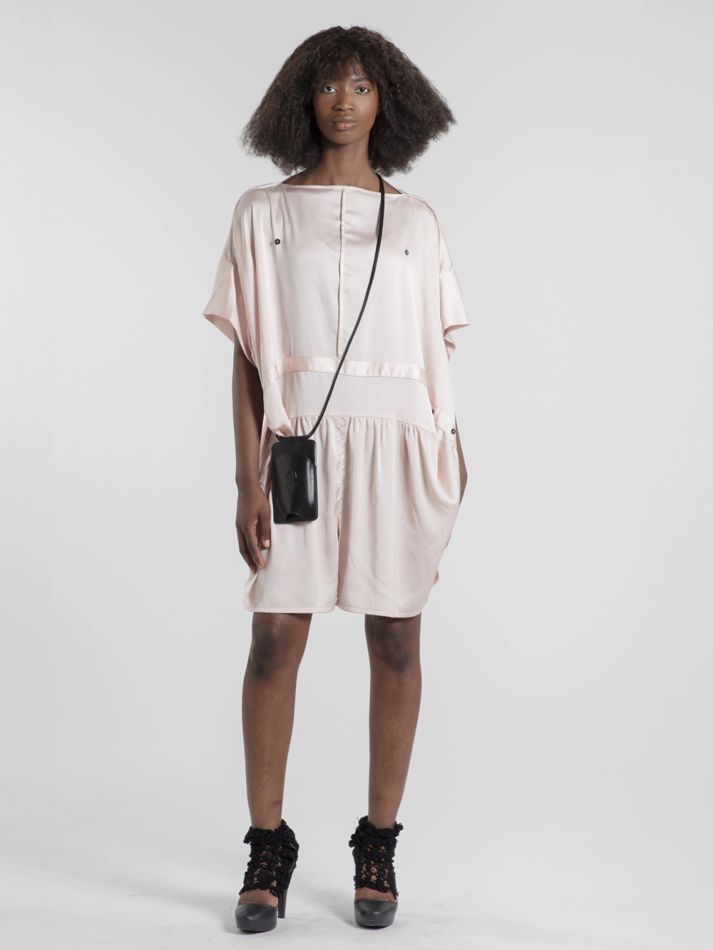 robe-yoko-polyester-saumon-createur-japonais-face