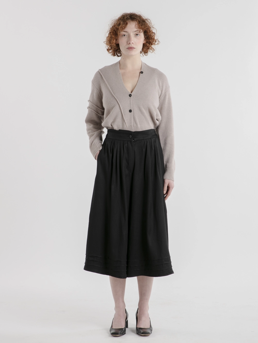 pantalon_kanko_coton_popeline_noir_createur_japonais_okada_paris_devant